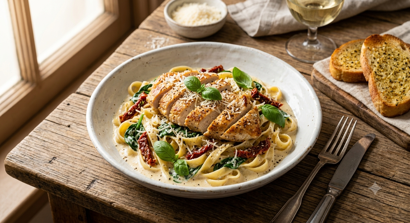Creamy Tuscan Chicken Pasta