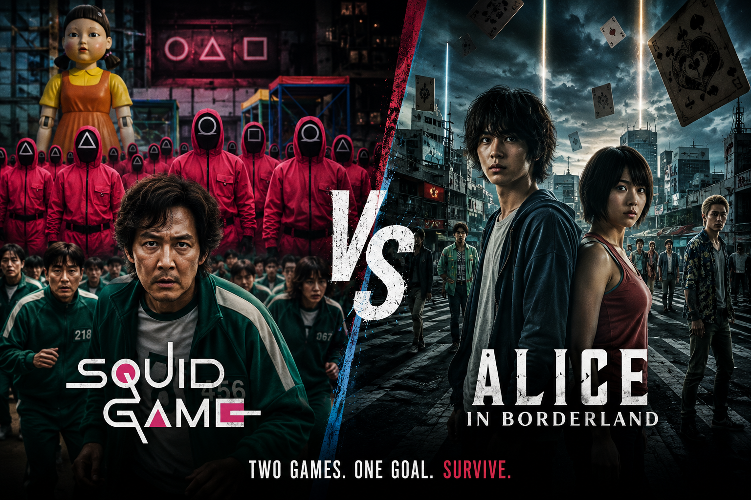 Squid Game vs. Alice in Borderland: Which Death Game Reign Supreme?