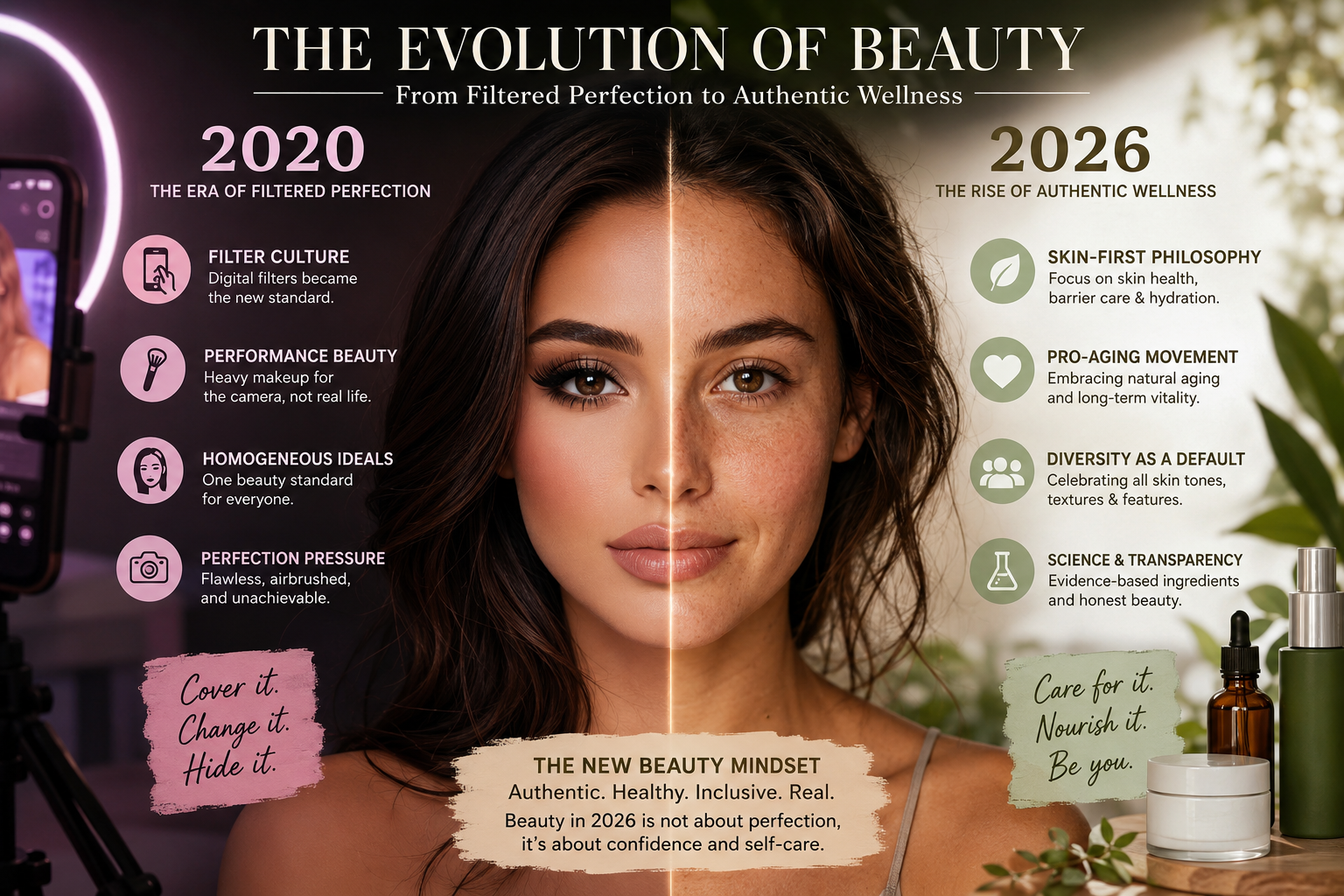 The Great Reset: How Beauty Standards Evolved from 2020 to 2026