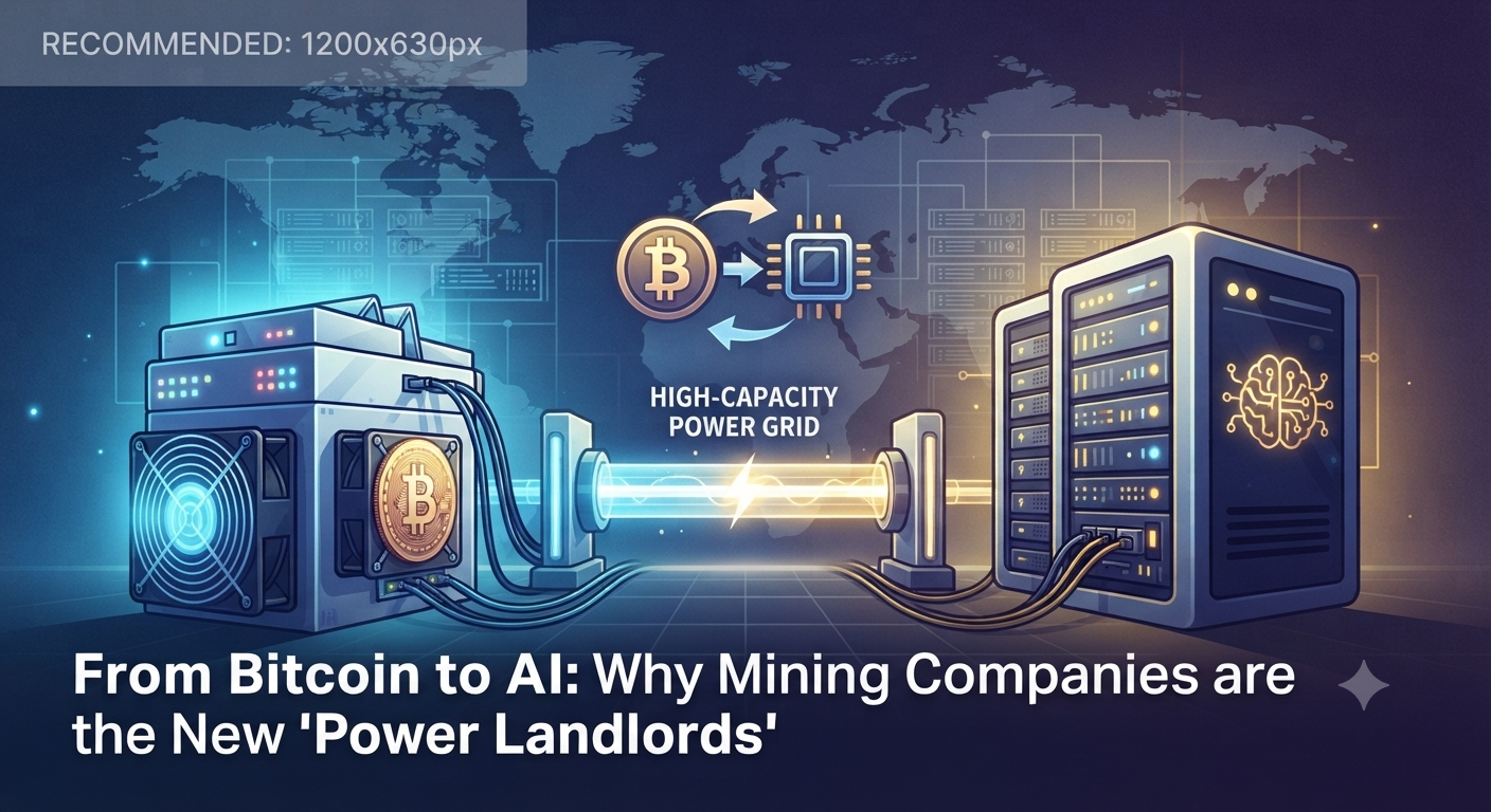 From Bitcoin to AI: Why Mining Companies are the New "Power Landlords"