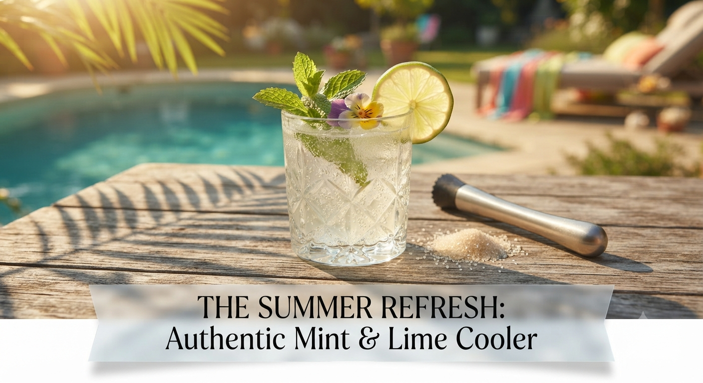 The Summer Refresh: Authentic Mint & Lime Refresher