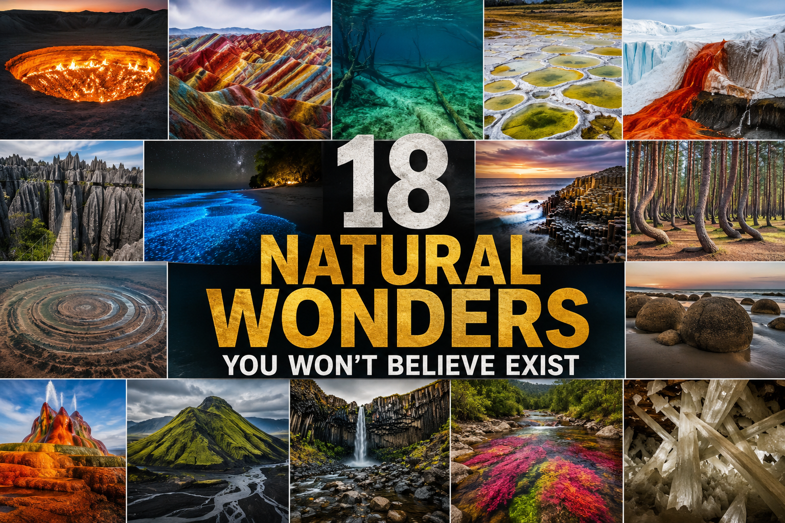 18 Natural Wonders You Won’t Believe Exist