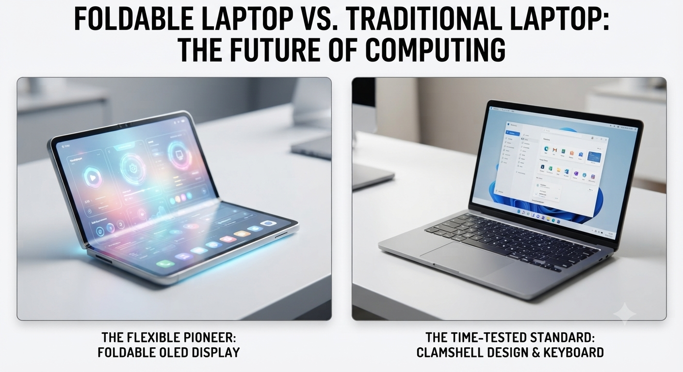 Foldable Laptop vs. Traditional Laptop: The Future of Computing is Here
