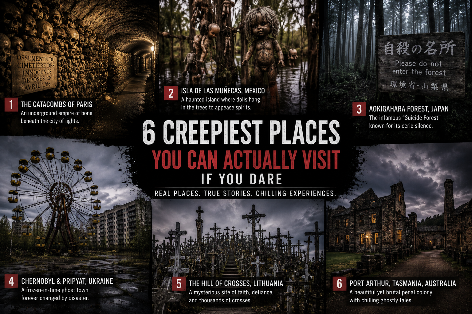 The Creepiest Places You Can Actually Visit: Dare to Enter?