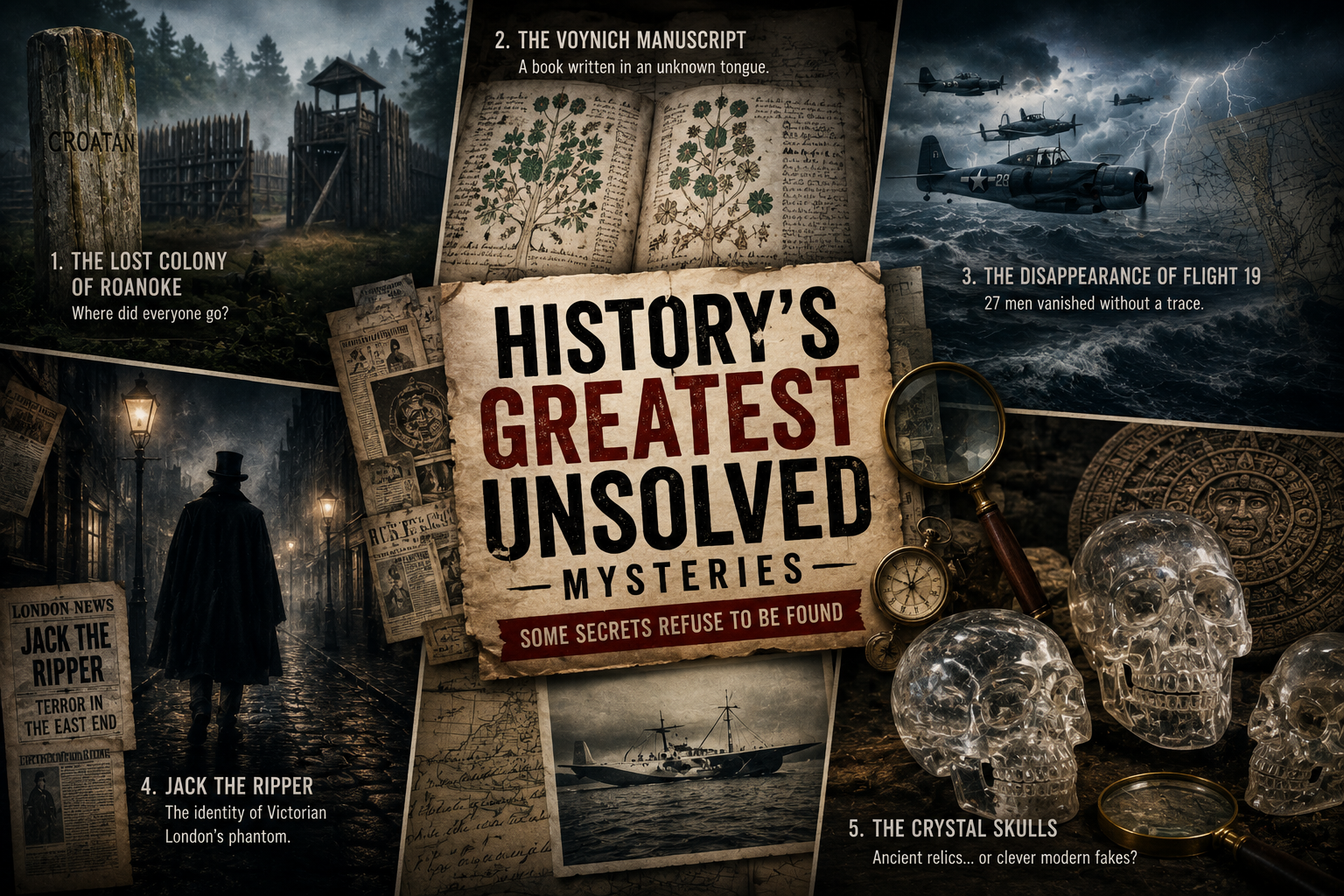 Historical Mysteries That May Never Be Solved: Secrets Lost to Time