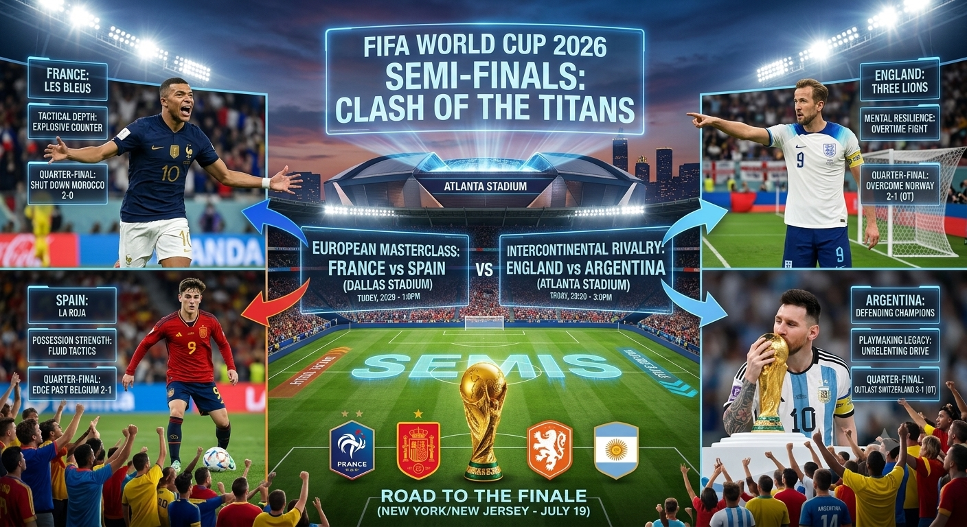 Clash of the Titans: The 2026 FIFA World Cup Enters the Semi-Finals