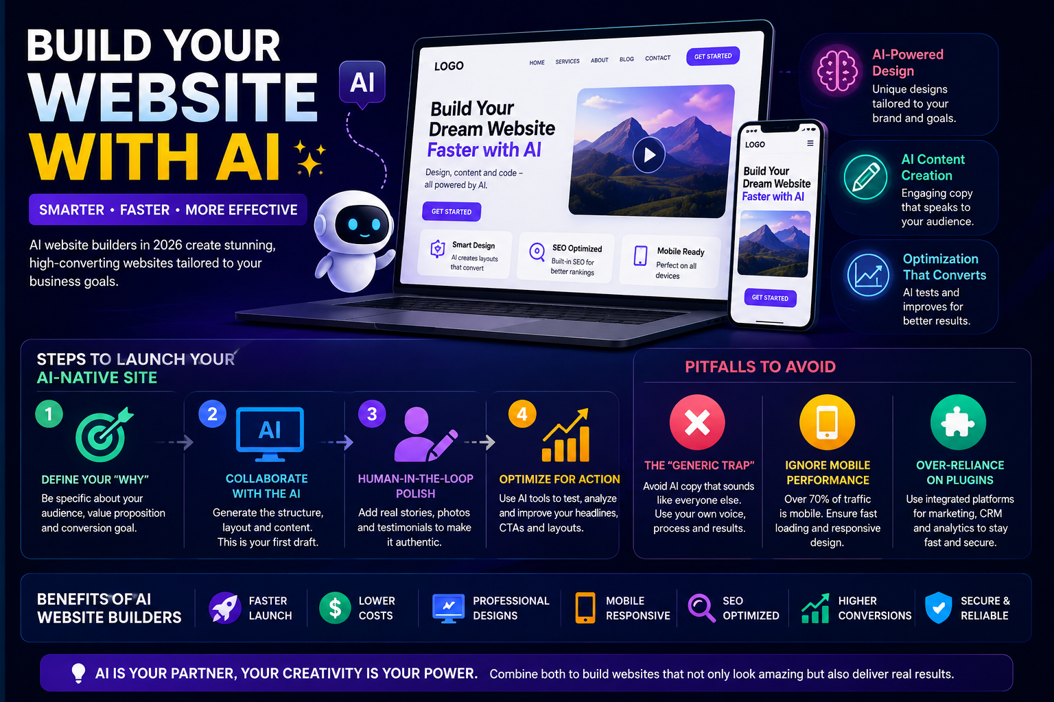 The 2026 AI Playbook: Building a Business Website in Minutes