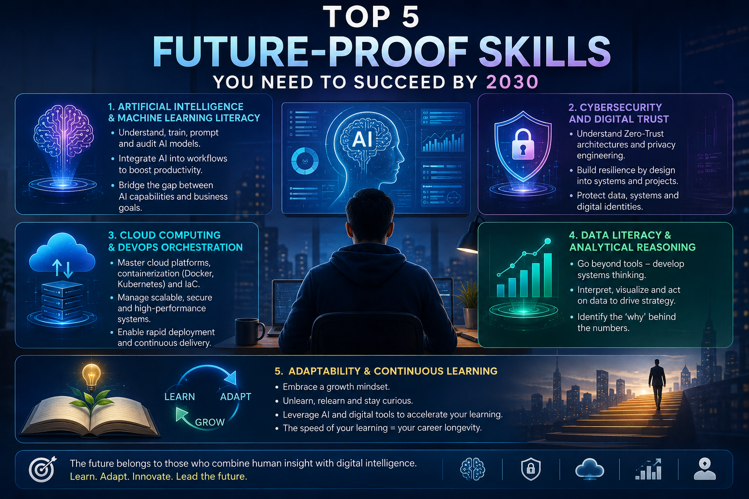 Future-Proofing Your Career: 5 Tech Skills to Master by 2030