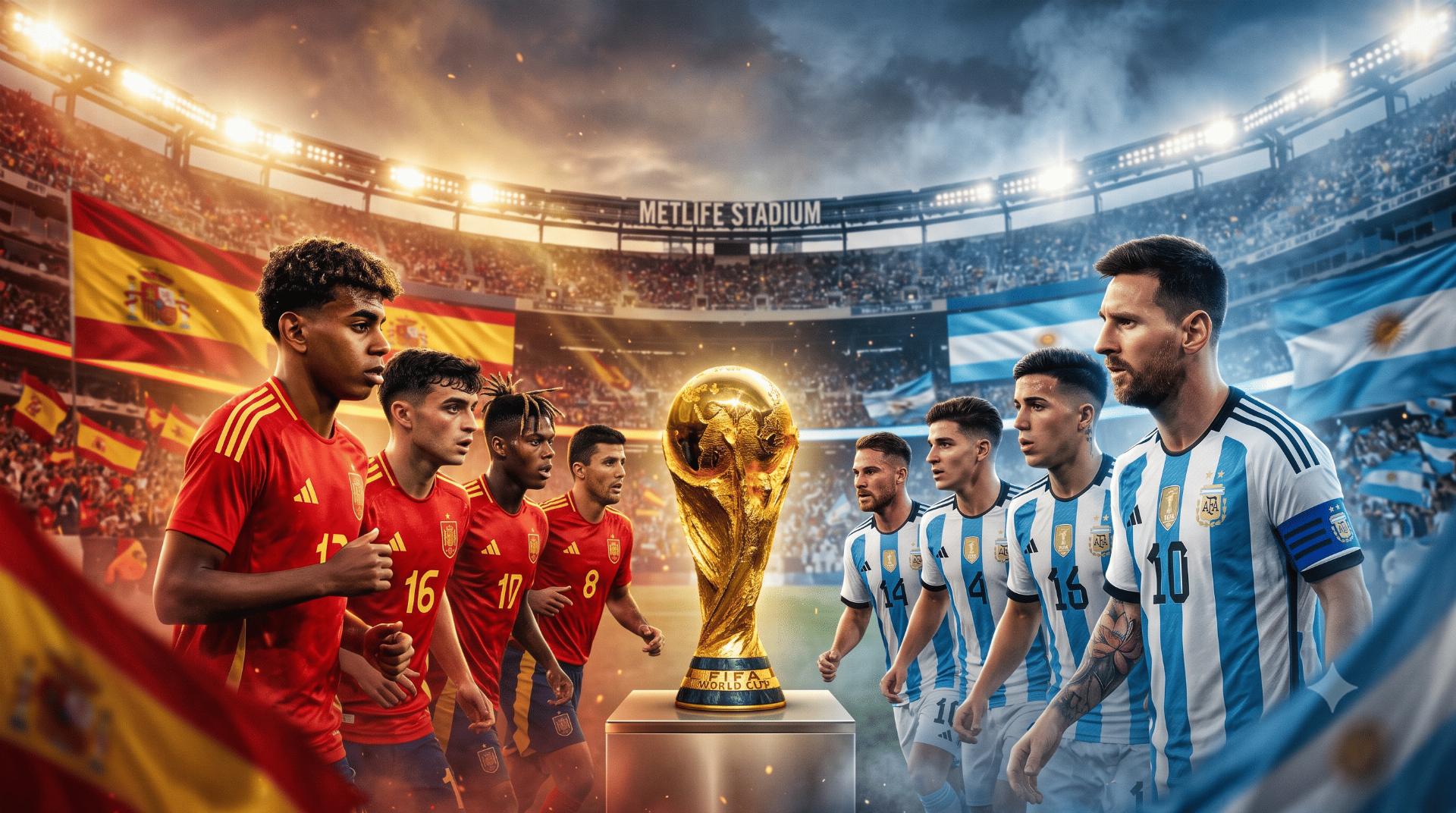 Spain vs Argentina World Cup Final Prediction: Can Messi Break Spain’s Perfect Machine?
