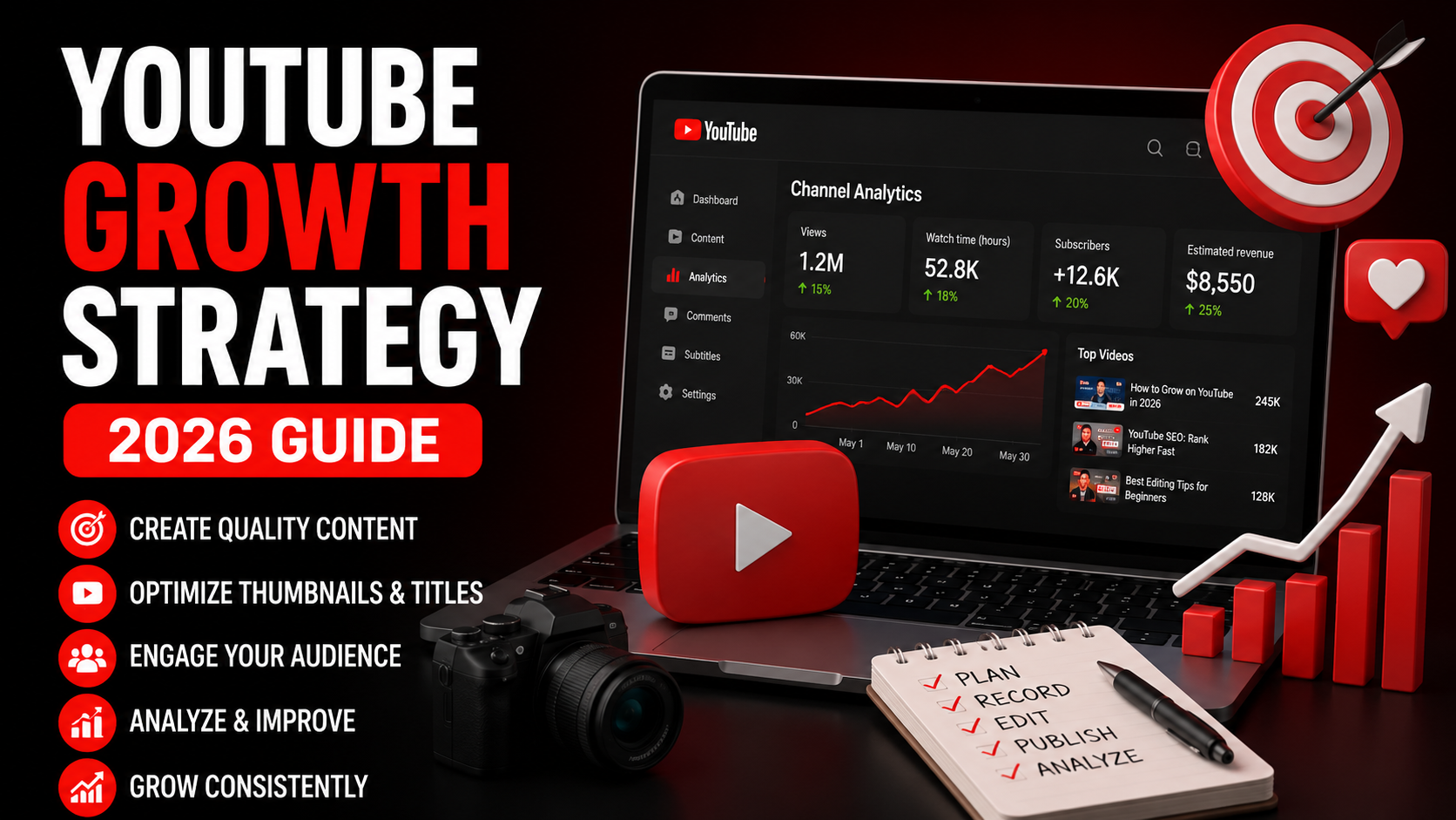 The YouTube Growth Playbook: How to Scale Your Channel in 2026