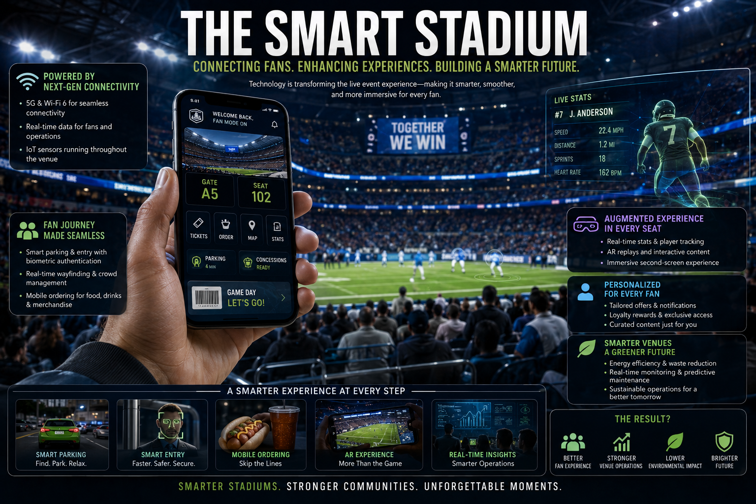 The Future of Smart Stadiums: Redefining the Live Fan Experience