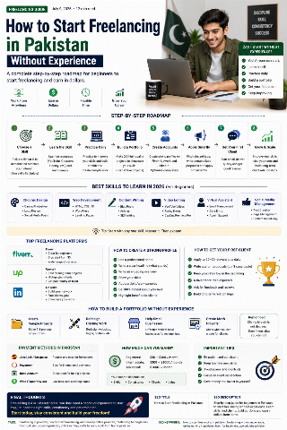 How to Start Freelancing in Pakistan Without Experience: Beginner Roadmap