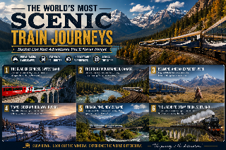The World’s Most Scenic Train Journeys: Unforgettable Rail Adventures Across the Globe