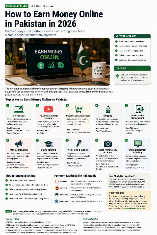 How to Earn Money Online in Pakistan in 2026: Best Real Methods for Beginners