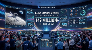 Breaking Records: NASA’s Artemis II Moon Mission Broadcast Surpasses 149 Million Views