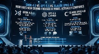 Grok 4.5 vs. GPT-5.5 vs. Claude Opus 4.8: How xAI's New Coding-Focused AI Model Actually Compares