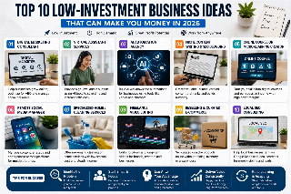 10 Low-Investment Business Ideas That Actually Work in 2026