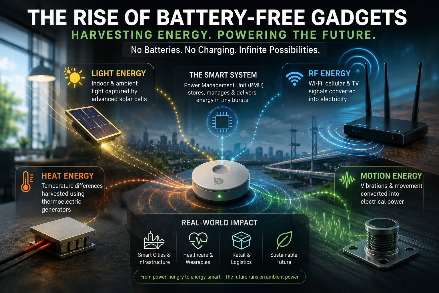 The Rise of Battery-Free Gadgets: How Ambient Power Is Changing Electronics