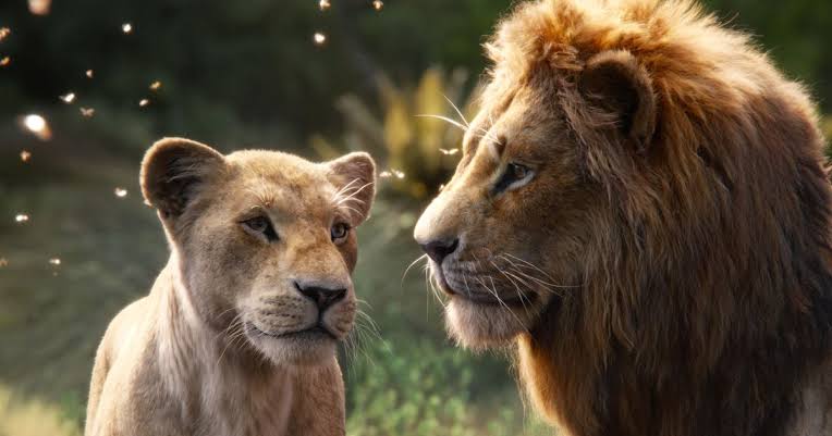 The Lion King (2019) scene