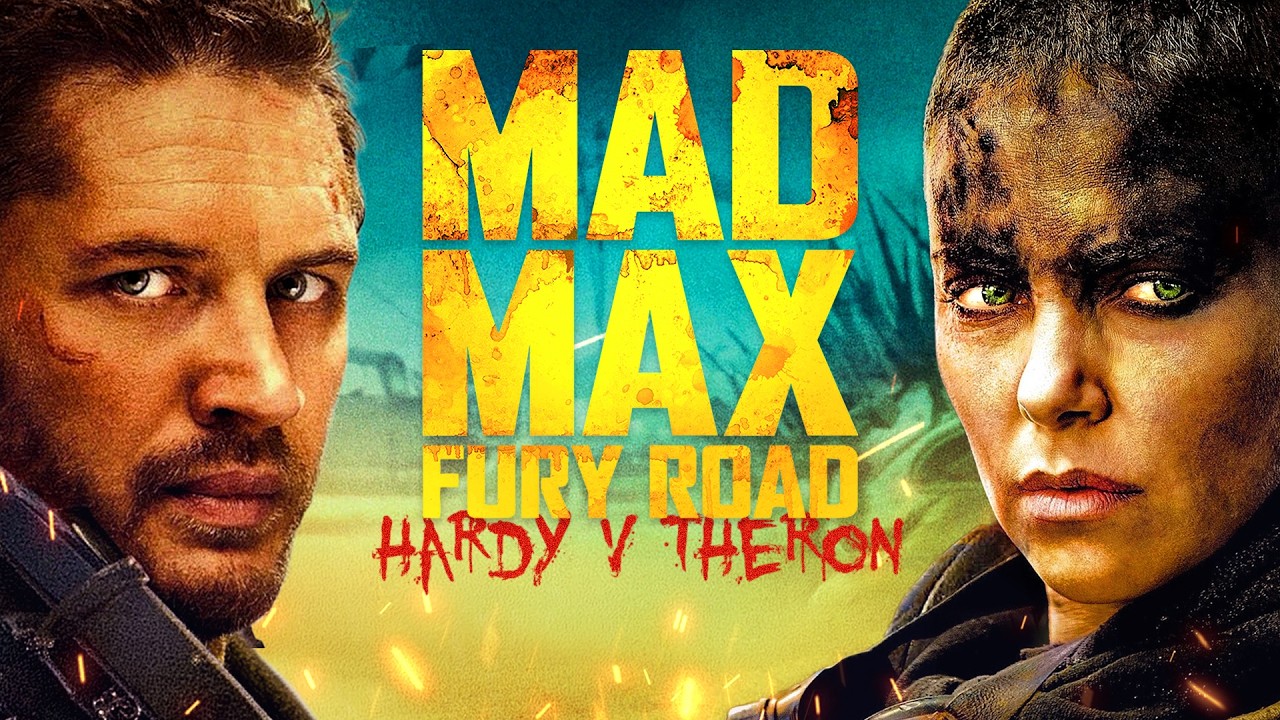 Tom Hardy and Charlize Theron in Mad Max: Fury Road