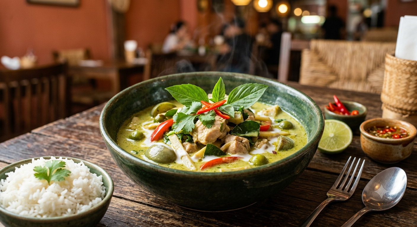Authentic Thai Green Curry Chicken