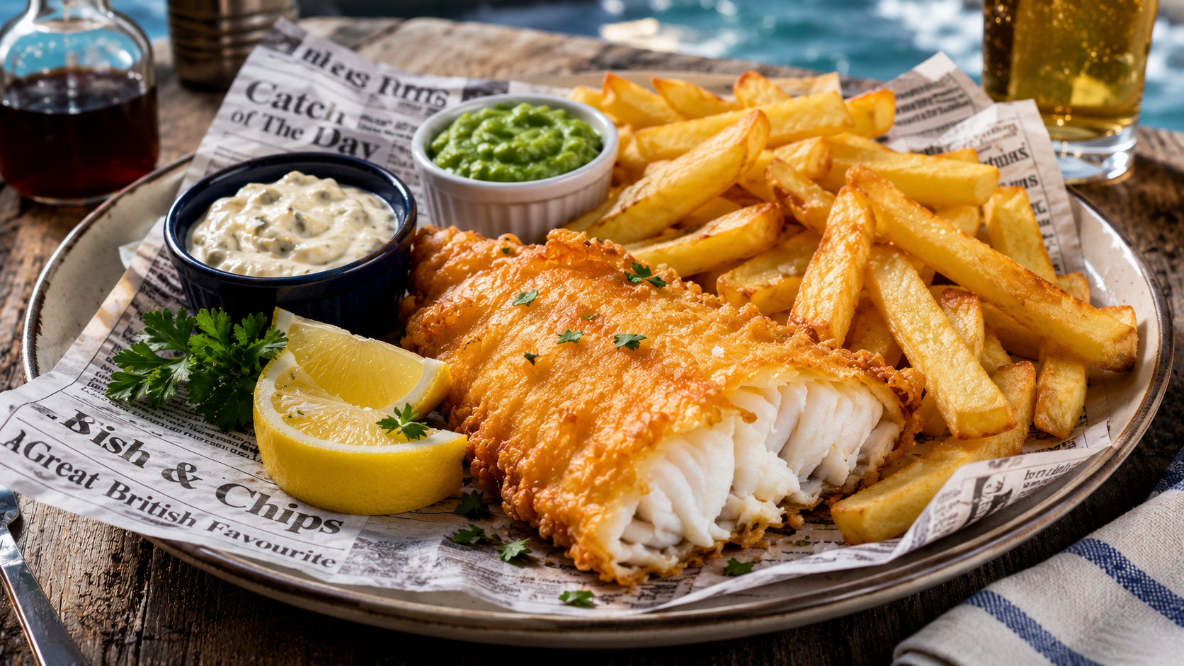 Classic British Fish and Chips
