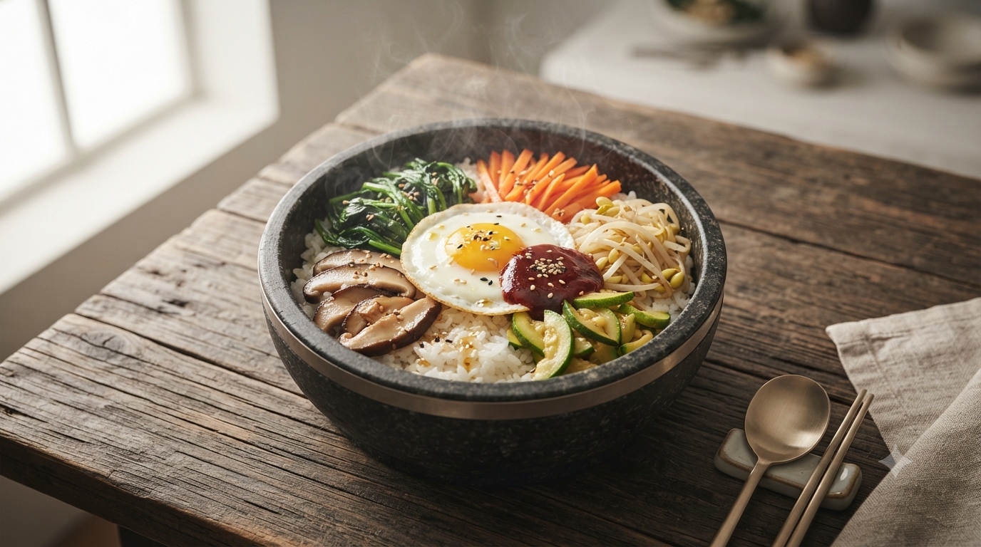 Authentic Korean Bibimbap