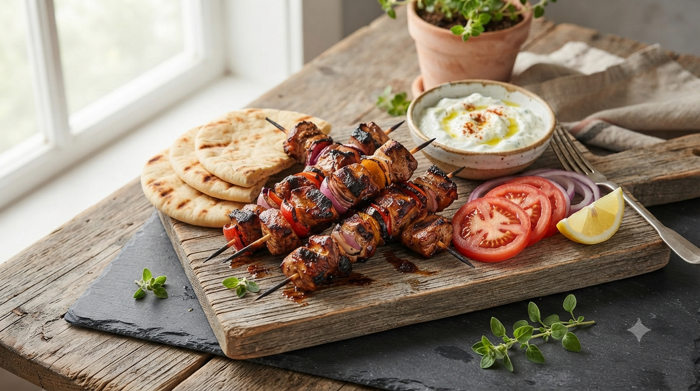 Authentic Greek Souvlaki