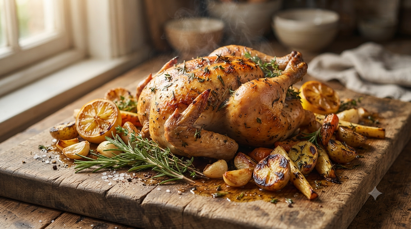 Herb-Roasted Whole Chicken