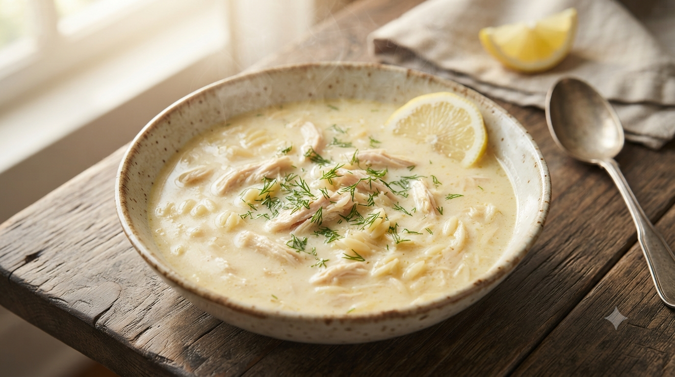 Greek Lemon Chicken Soup