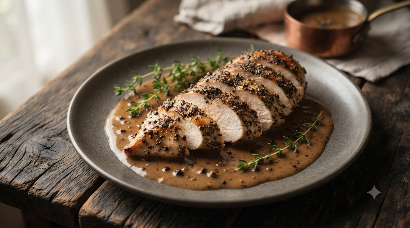 Chicken au Poivre