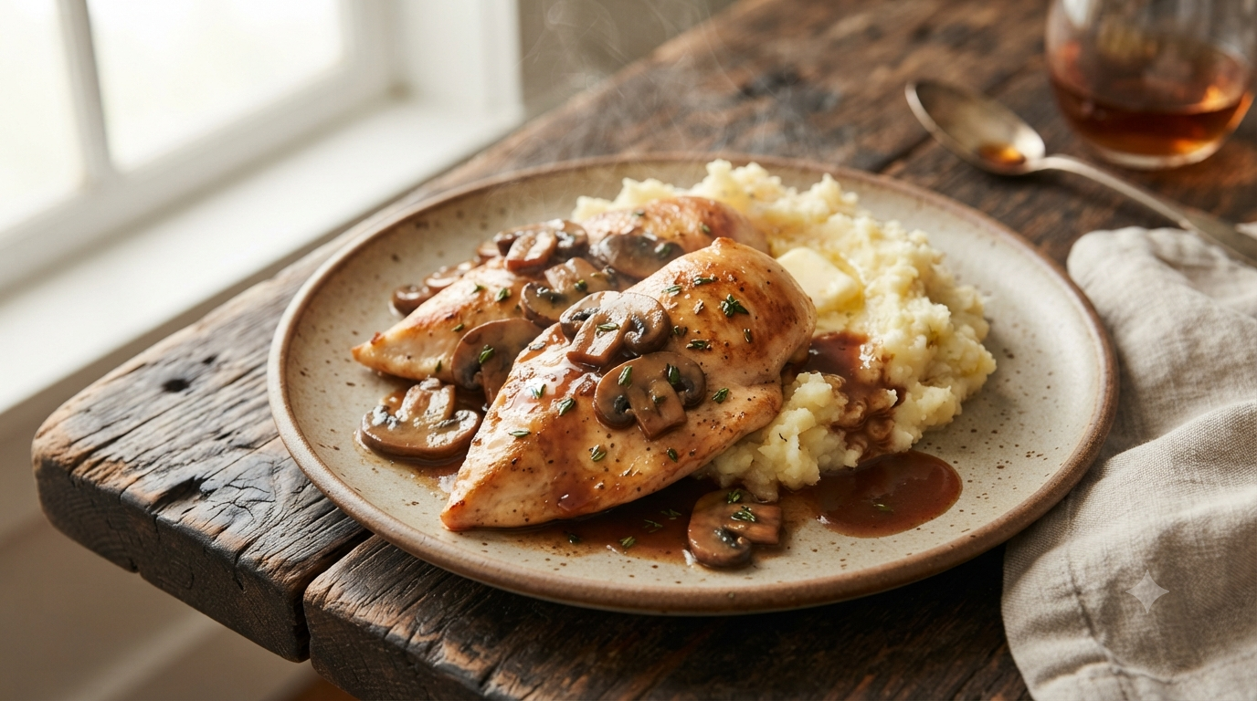 Classic Chicken Marsala
