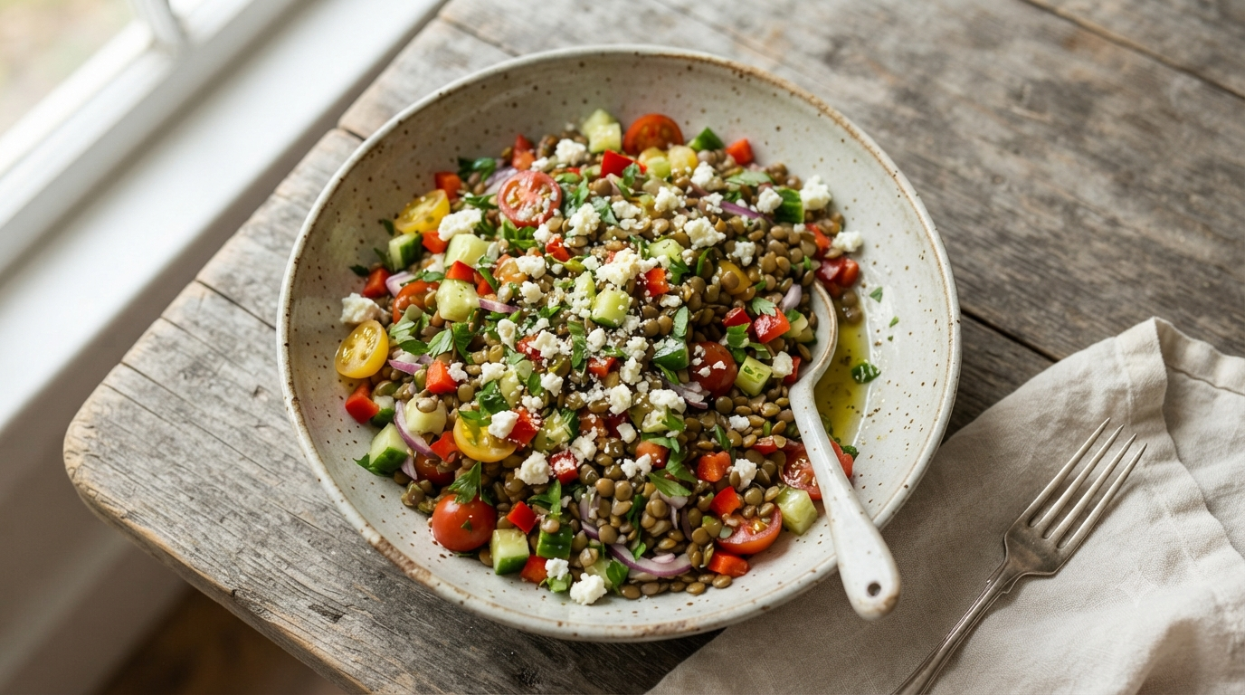 High-Fiber Lentil Salad