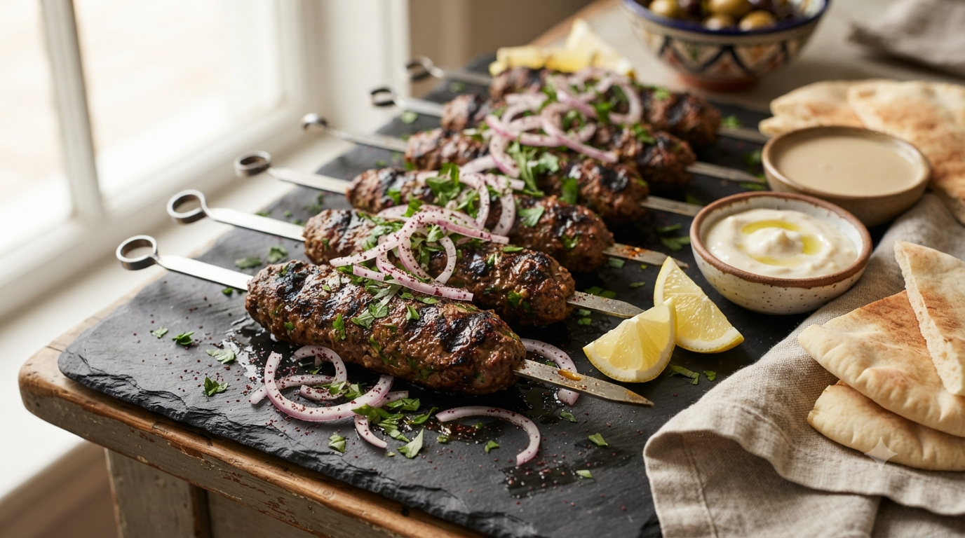 Lebanese Kafta Kebabs
