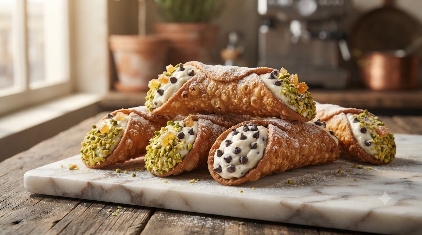 Italian Cannoli Siciliani