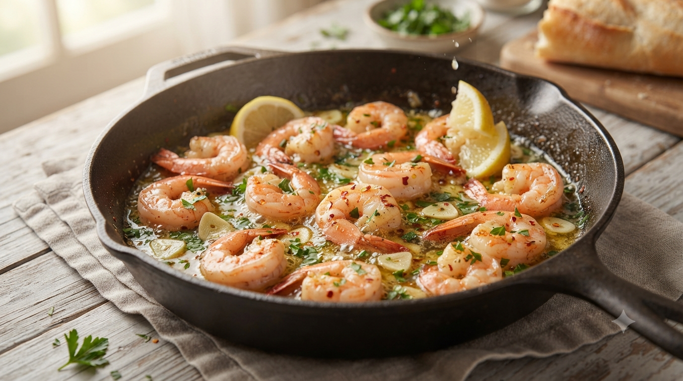 One-Pan Garlic Butter Shrimp