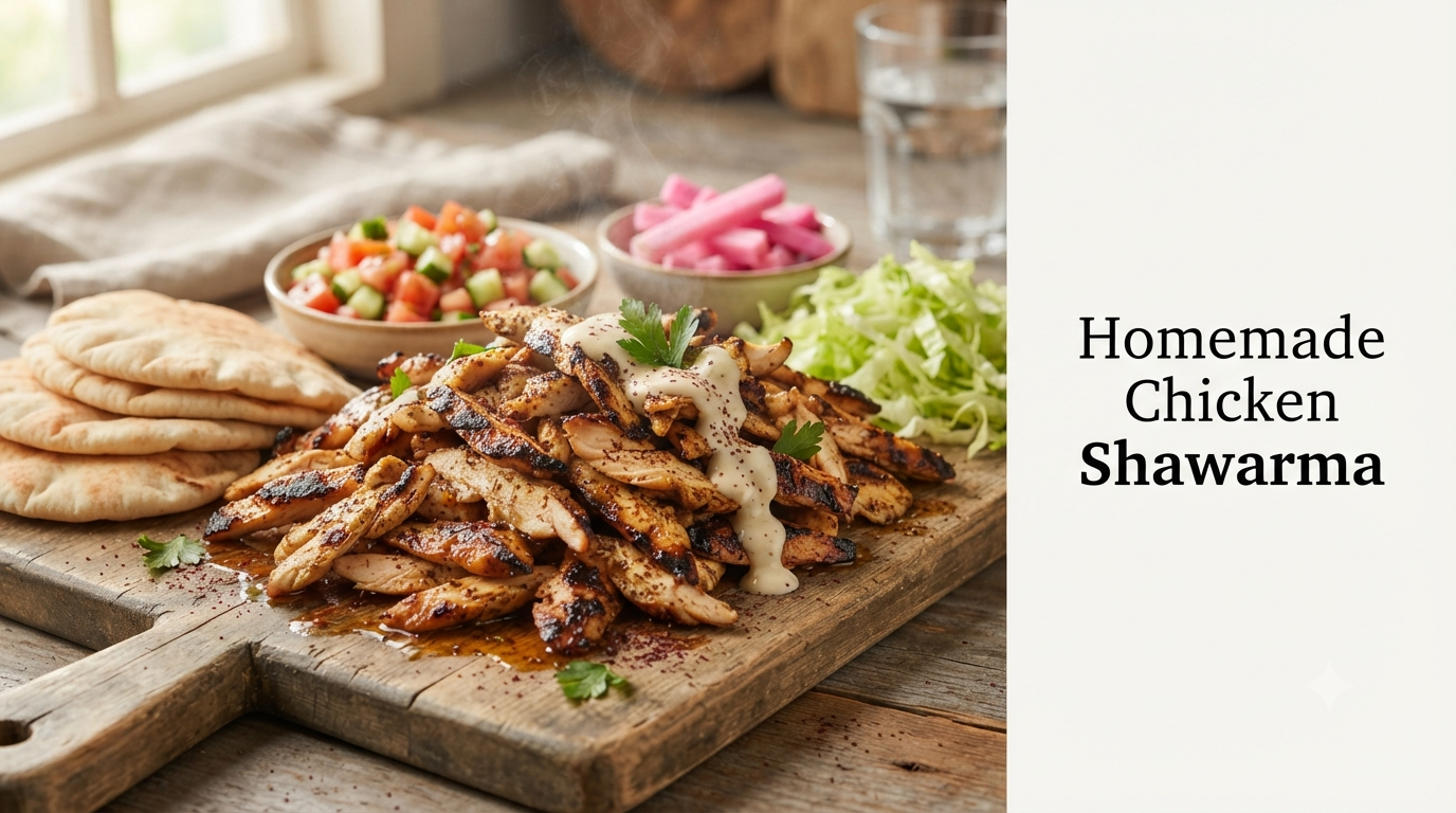 Homemade Chicken Shawarma