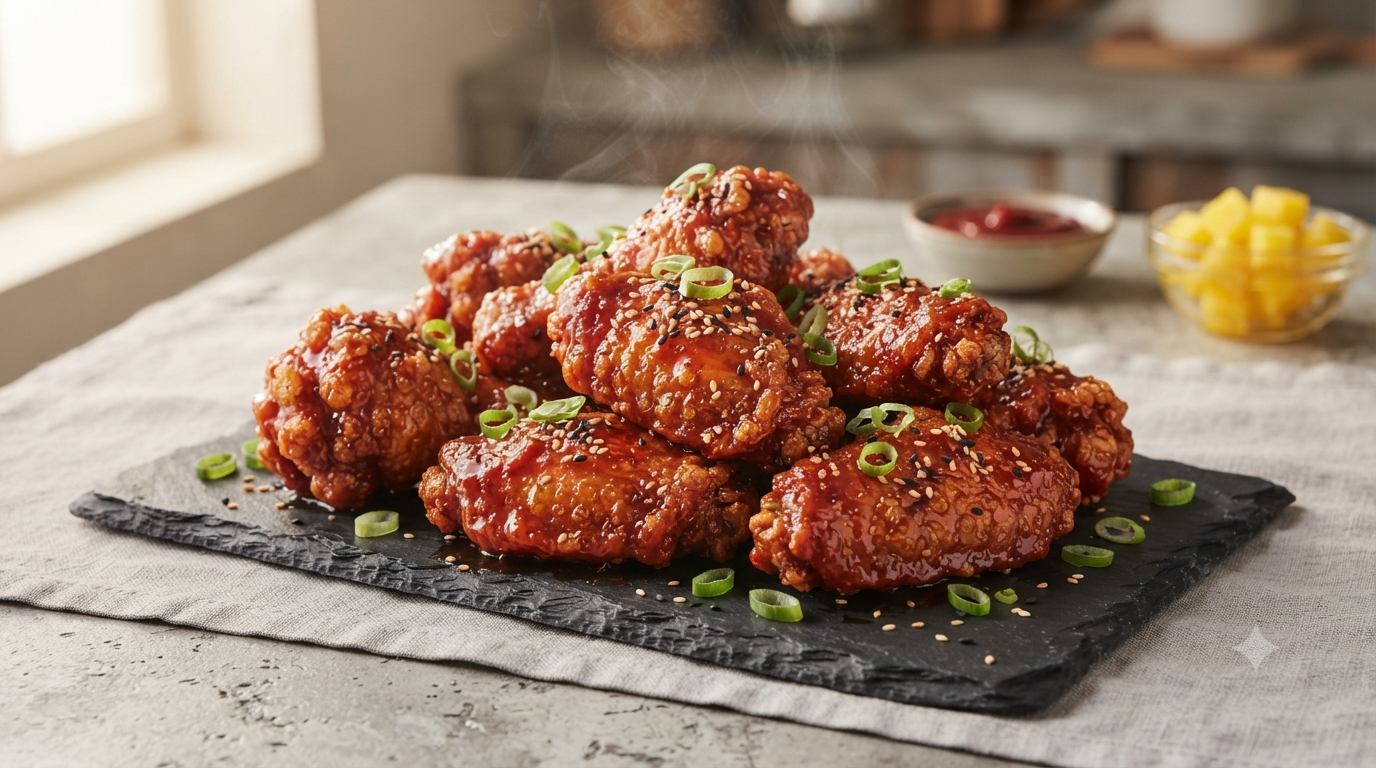 Air Fryer Korean Fried Chicken