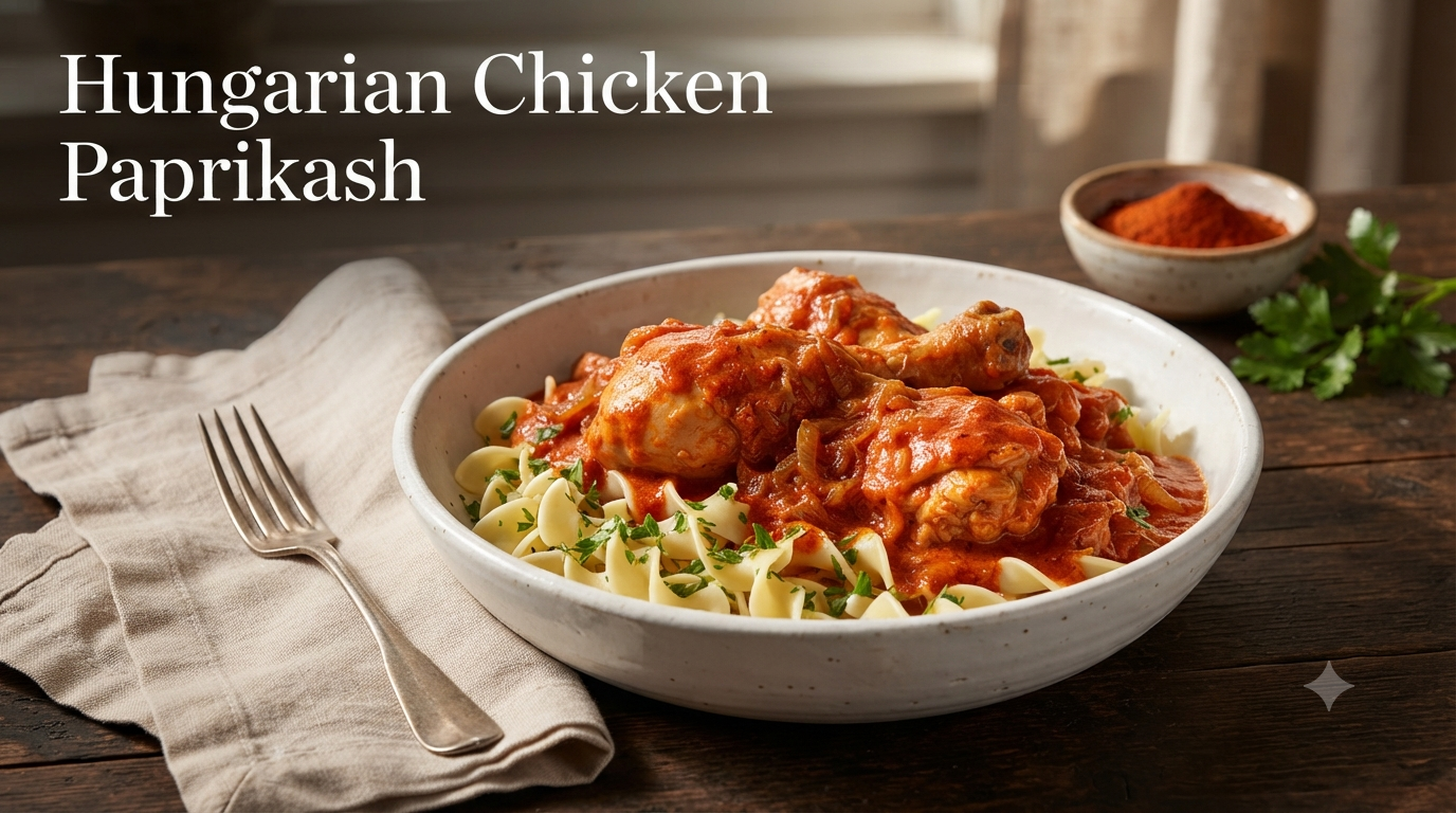 Hungarian Chicken Paprikash