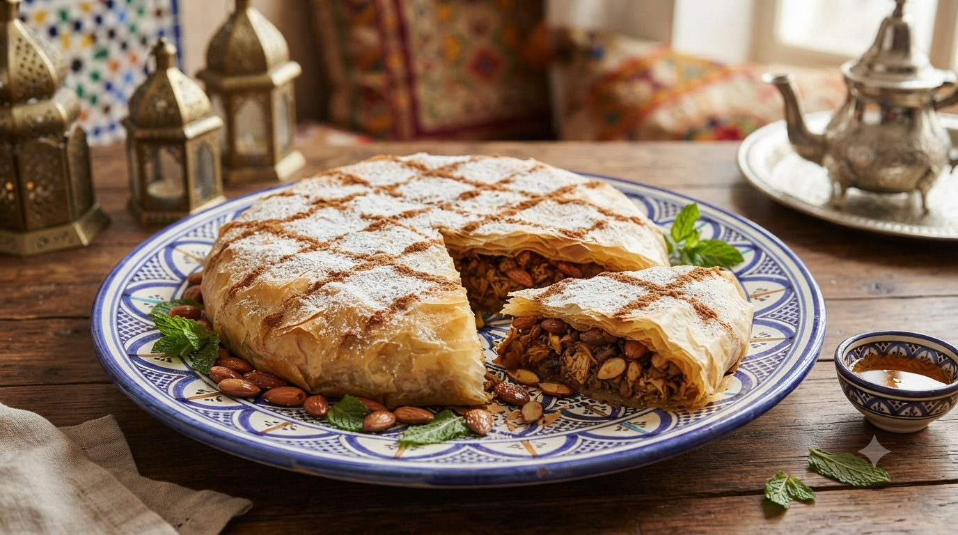 Moroccan Chicken Bastilla
