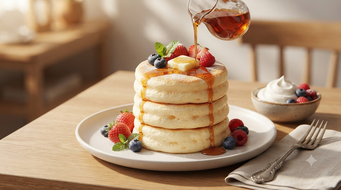 Japanese Soufflé Pancakes