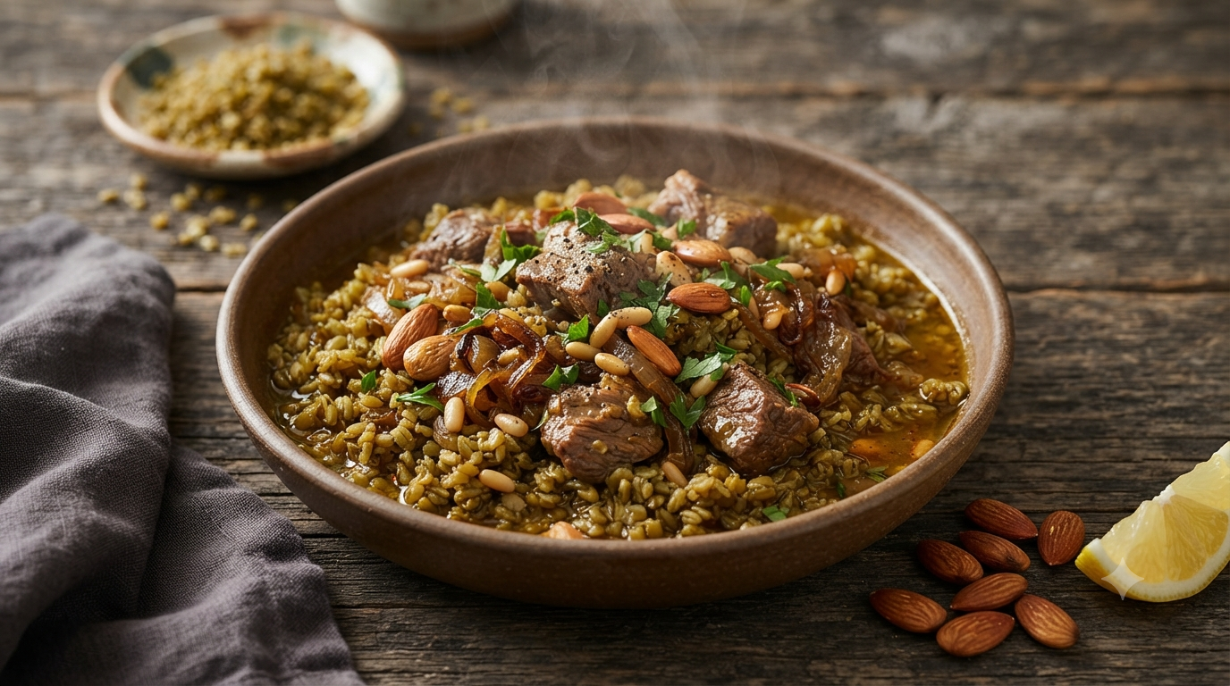 Freekeh with Lamb