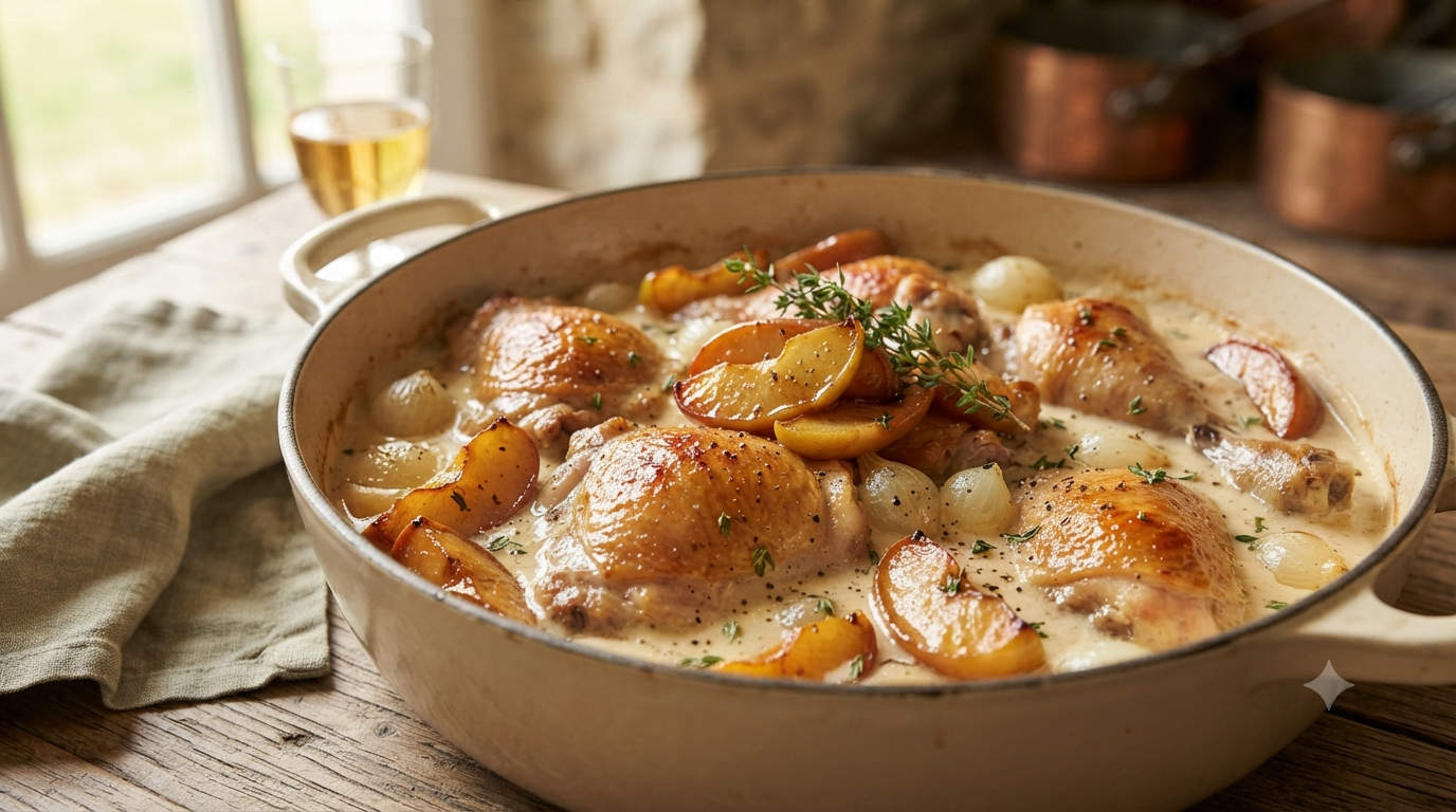 Poulet Vallée d'Auge (France)