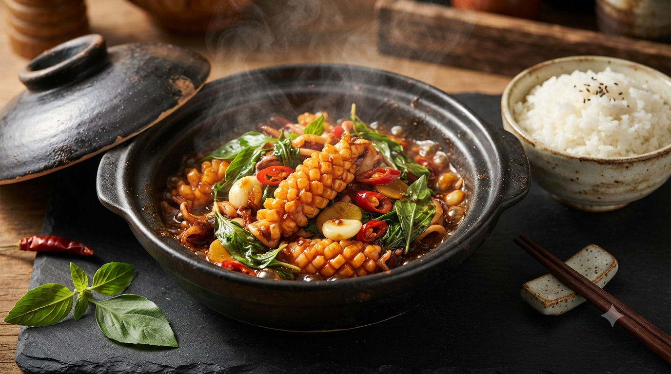 Taiwanese Three Cup Squid