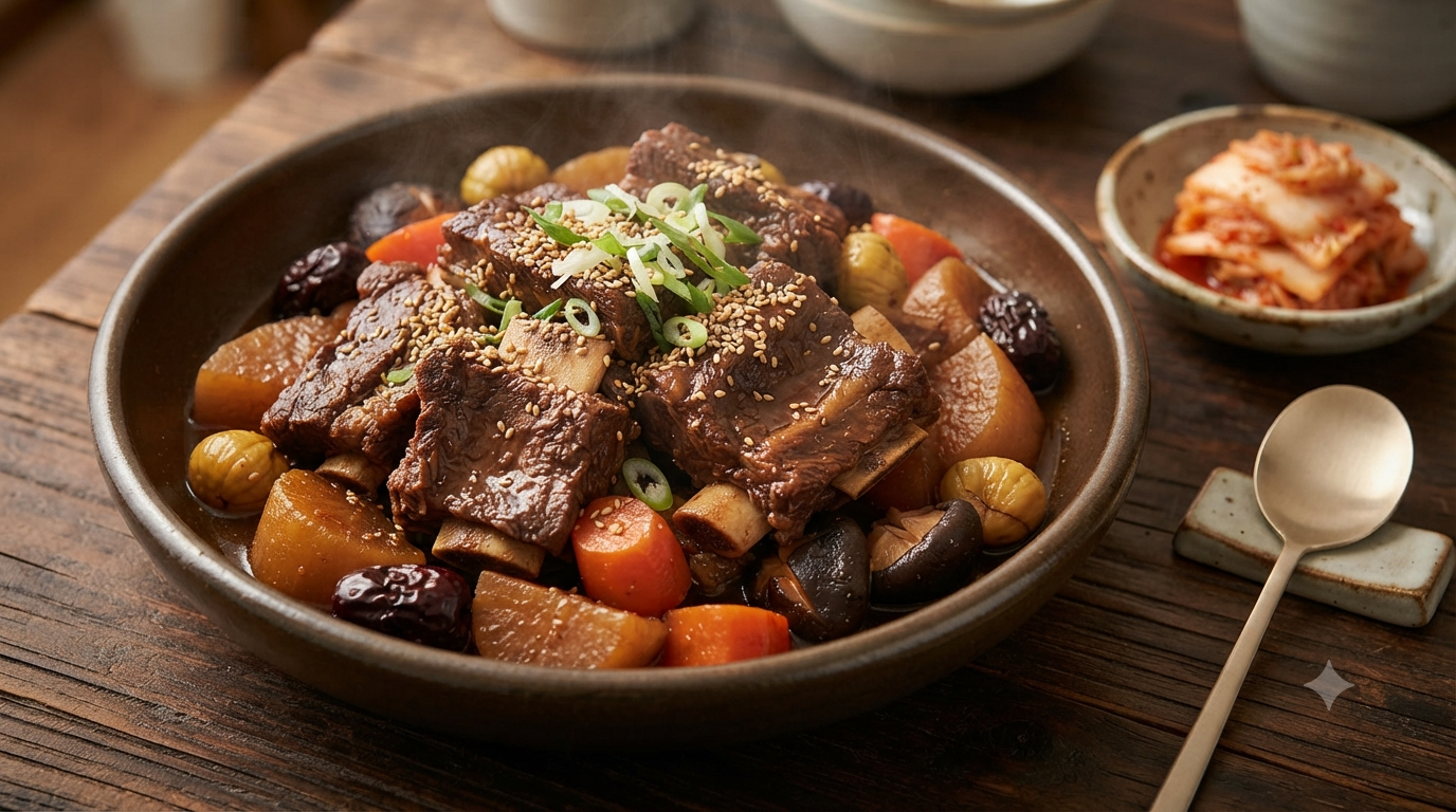 Korean Braised Short Ribs (Galbijjim)