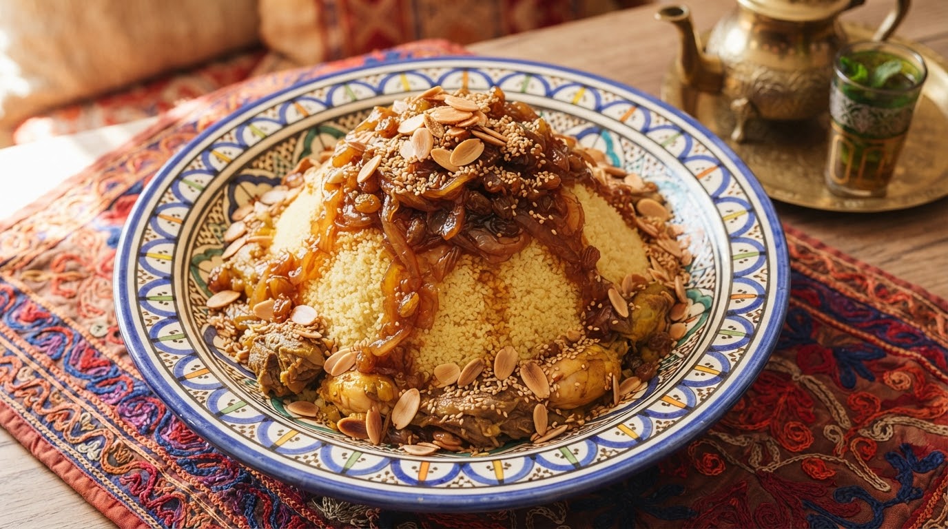 Traditional Tfaya Couscous