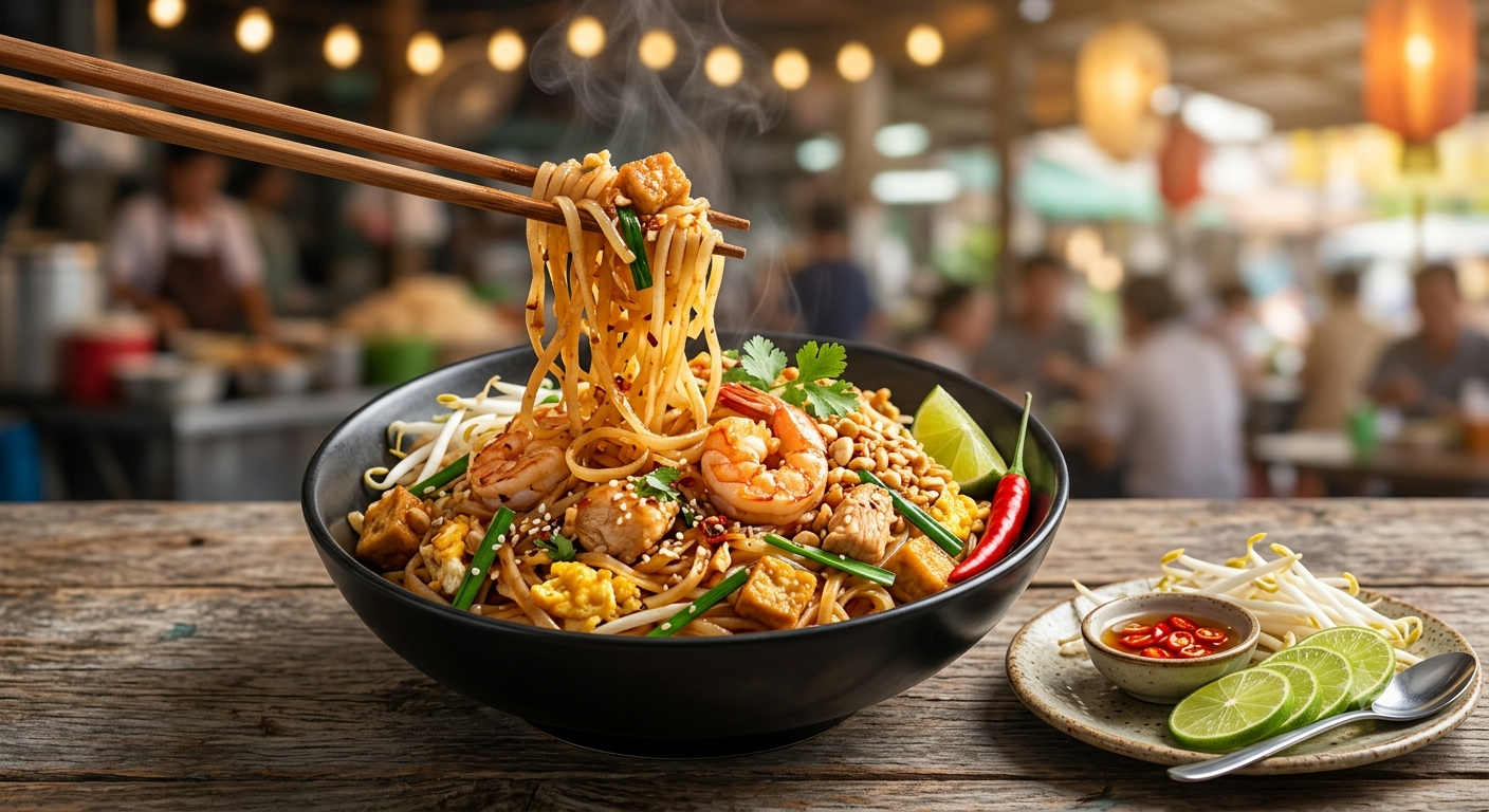 Authentic Street-Style Thai Pad Thai