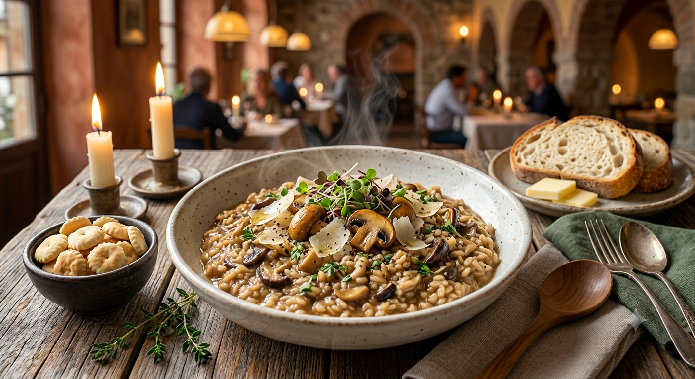Classic Mushroom Risotto