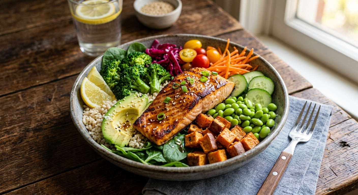 High-Protein Salmon Bowl