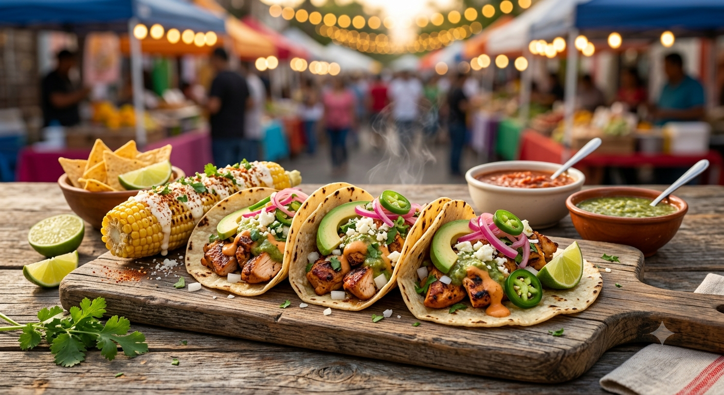 Classic Mexican Street Chicken Tacos